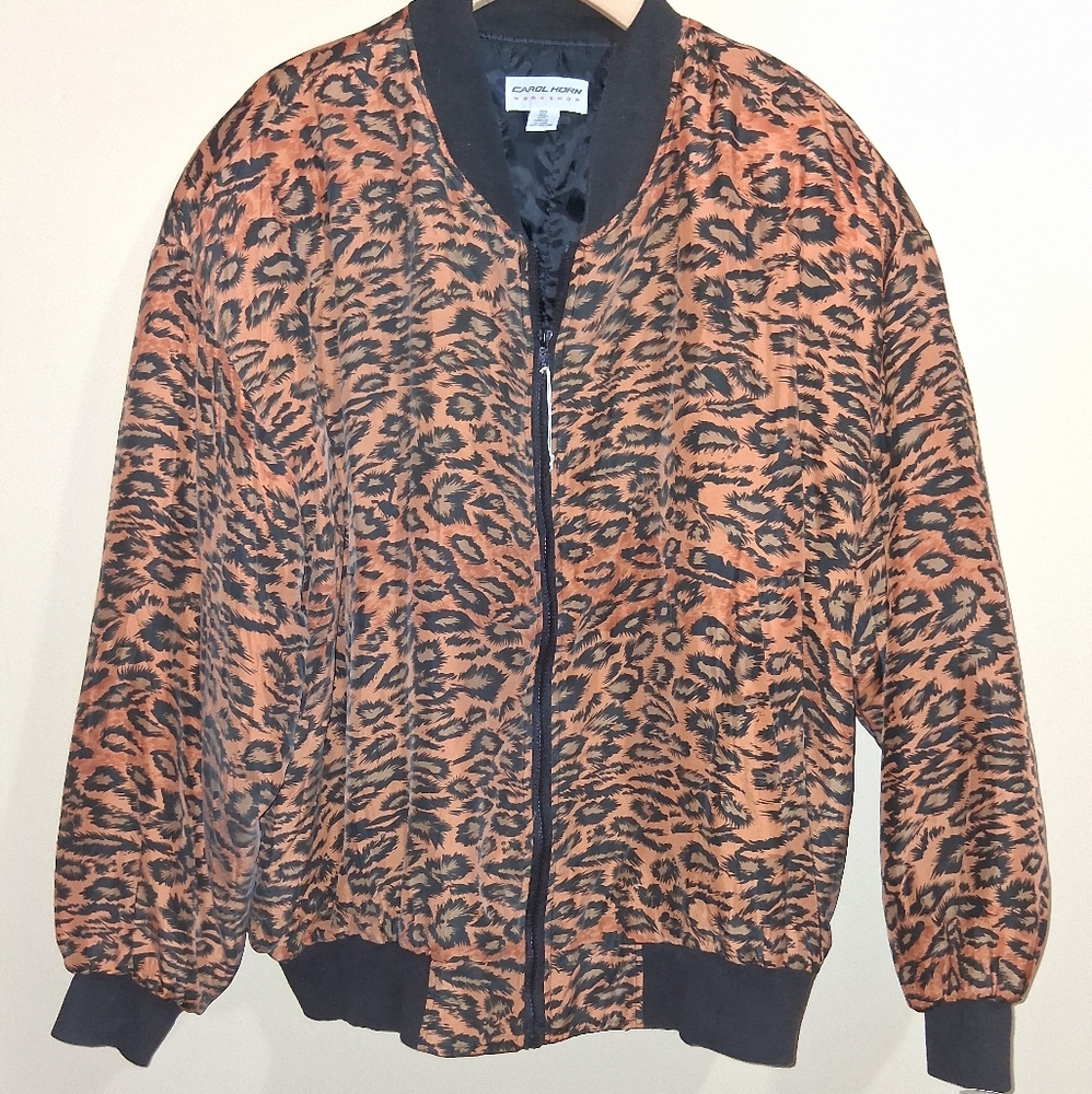 Carol Horn Animal Print Jacket